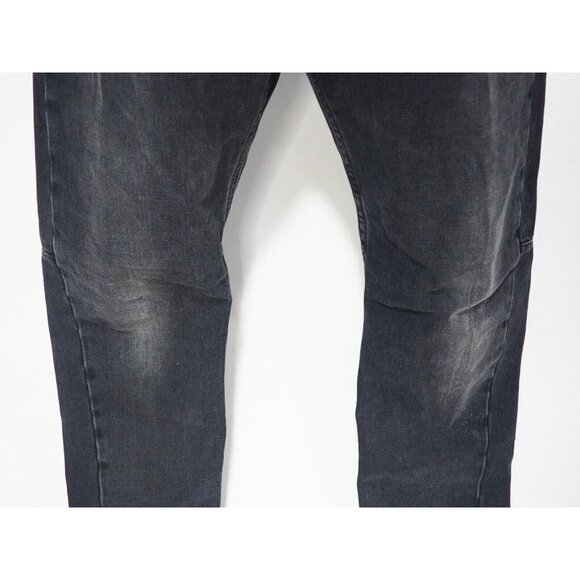 Just Cavalli Black Distressed Denim Studded Slim Leg Jeans, Size 30 - Picture 2 of 16